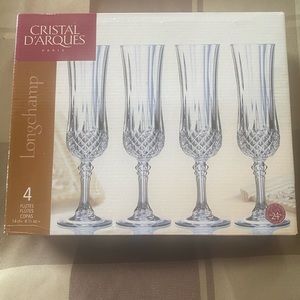 Brand new champagne flutes
